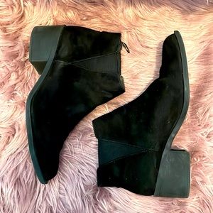 Black Suade Booties